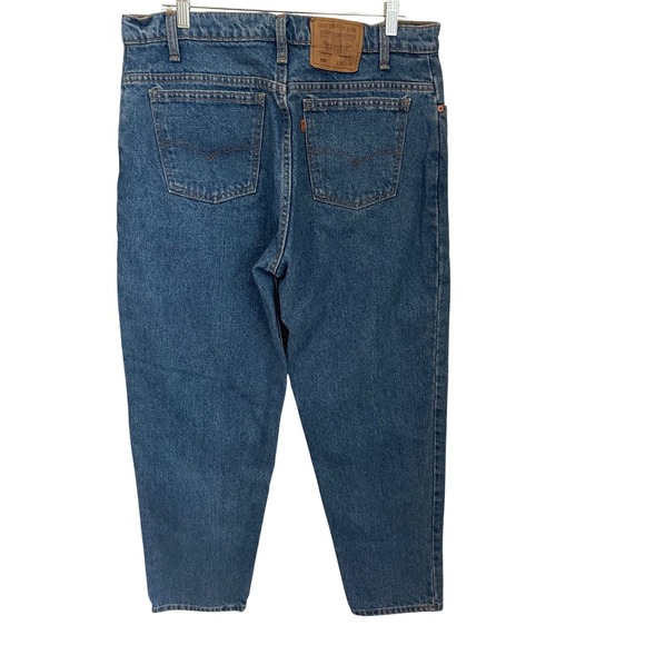 Levi's Other - Vintage 1989 Levis 550 Orange Tab Relaxed Fit Tapered Jeans 38x30 38X29.5